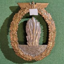 Insigne de démineur de la Kriegsmarine WW2 Original.