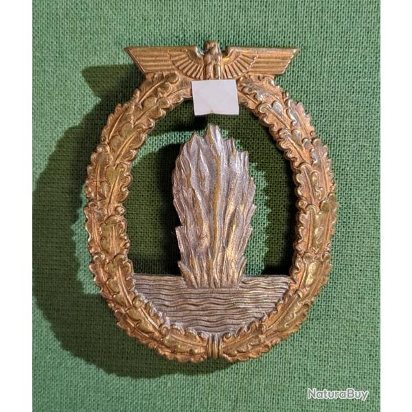Insigne de dmineur de la Kriegsmarine WW2 Original.