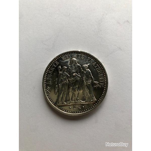 Pice en argent 10 francs Hercule Anne 1966