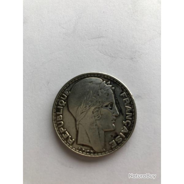Pice en argent 20 francs Turin Anne 1933 -