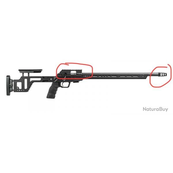 Rail picatinny et frein de bouche Rome cz 457