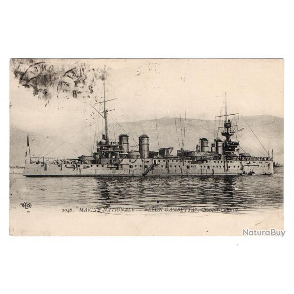 CPA - MARINE NATIONALE - LEON GAMBETTA . Croiseur Cuirasse N888