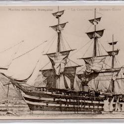 CPA - Marine Militaire Française -  VOILIERS DE MARINE La "COURONNE " N°1023