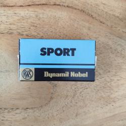 Boite de 50 balles calibre 22Lr de marque rws dynamite Nobel