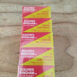 Boite de 50 balles calibre 22Lr de marque Bingham squires
