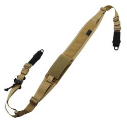 Sangle fusil Viper Loop VULPO 2 points/1 point - Marron