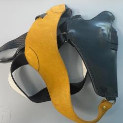 Vintage et rare : holster cuir d'épaule Scorpion  droitier pour  SMITH&WESSON carcasse K jusqu'à 4´´