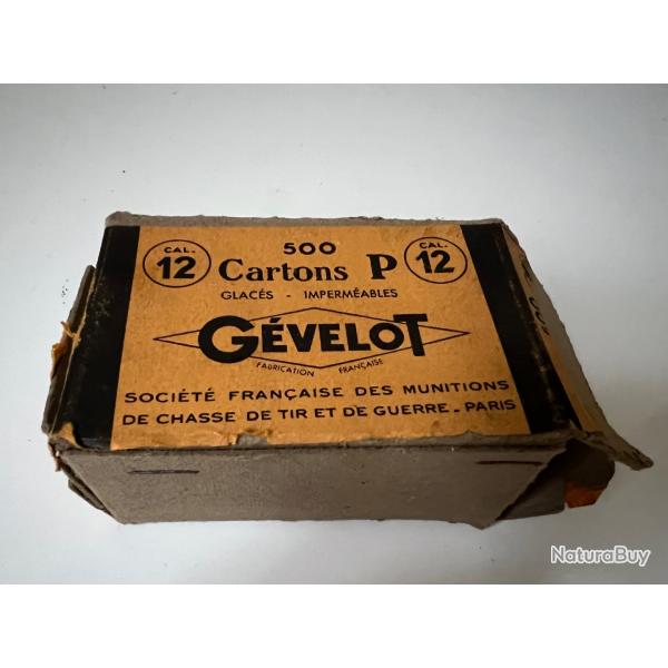 Gevelot 500 carton P calibre 12