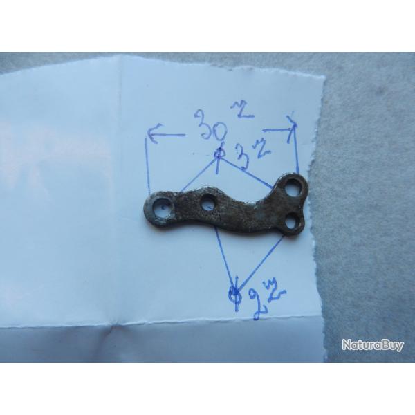 pice dtache bride de noix de fusil ancien a percussion