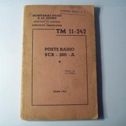 militaria TM 11-242 poste radio SCR-300-A  (BC 1000) U.S.