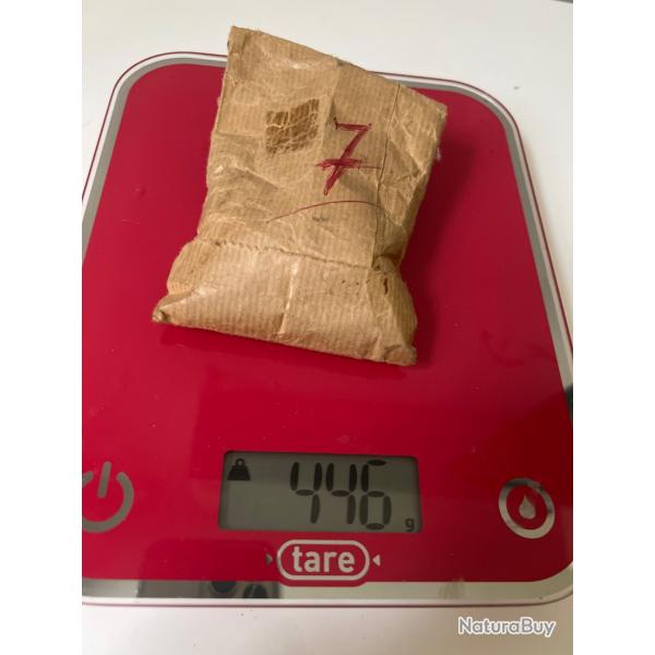 440g de plomb numro 7 rechargement cartouche