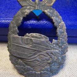 Kriegsmarine  RARE   Brevet de Vedette Rapide 1er modèle 100 % originale  aubzeichen  x