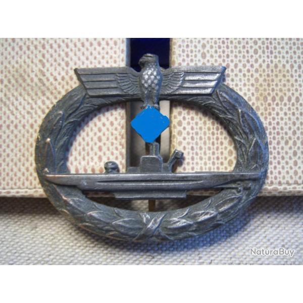 Kriegsmarine    U Boat U Boot aubzeichen 100 % originale  x