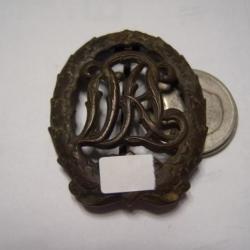 BADGE SPORTIF allemand 2GM   BRONZE DRL     Deutsches Reichsabzeichen für Leibesübungen  2ww  x