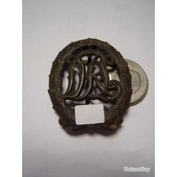 BADGE SPORTIF allemand 2GM   BRONZE DRL     Deutsches Reichsabzeichen fr Leibesbungen  2ww  x