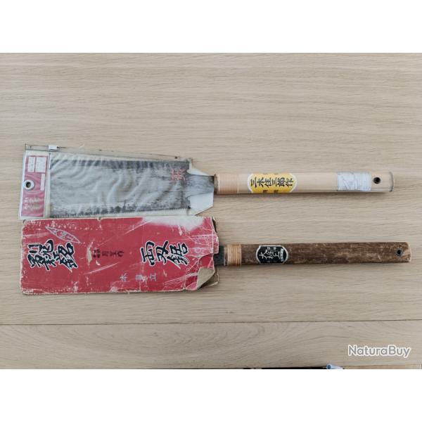 deux scies japonaises.