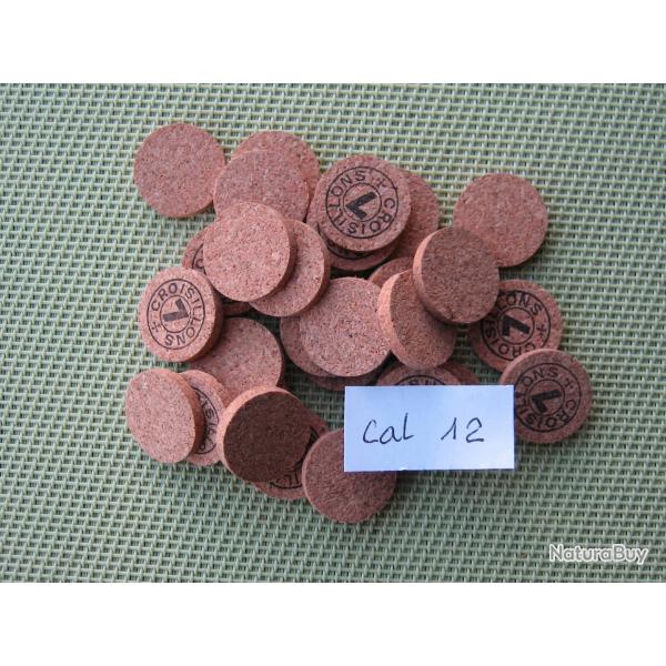 Rondelles  lige  calibre 12  No 7  croisillon ou neutre marquage armurier