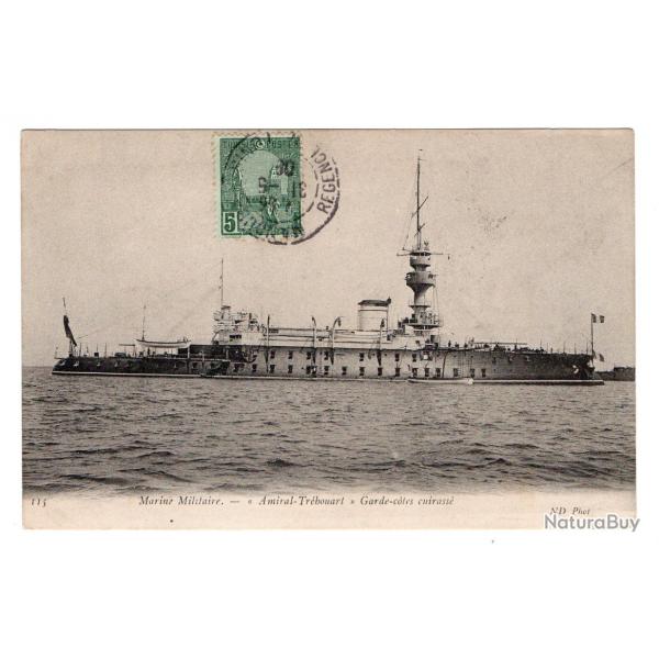 CPA - MARINE Militaire - Amiral Trebouart - Garde-Cotes Cuirasse  N134