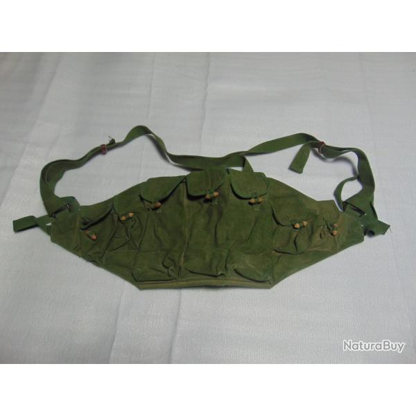 SACOCHE VENTRALE PORTE CHARGEURS POUR ak47 Epoque guerre du VIETNAM