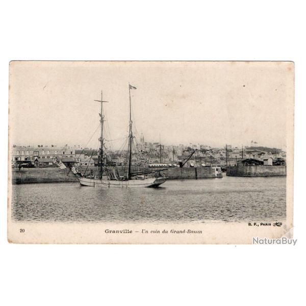 CPA - MARINE -Granville-Un coin du Grand-Bassin N118