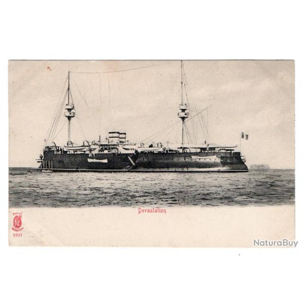 CPA - MARINE Militaire  - DVASTATION N349