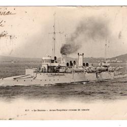 CPA - MARINE Militaire  - Le Dunois Aviso-Torpilleur !vitesse 21 noeuds ! N°238