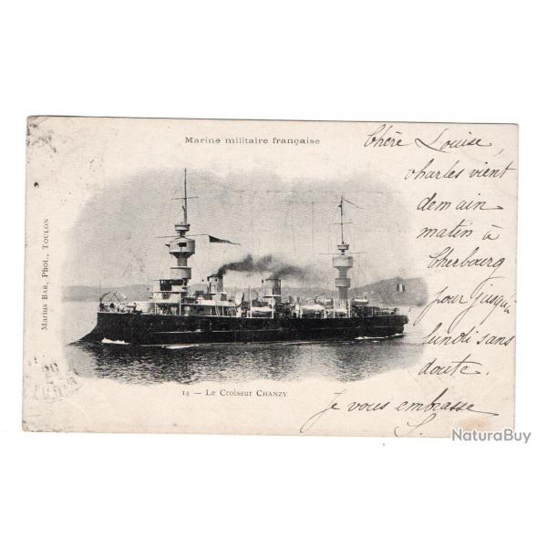 CPA - MARINE Militaire Francaise  - Le Croiseur CHANZY N354