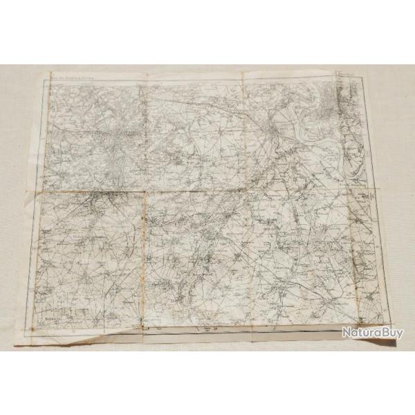 ARME ALLEMANDE - petite carte allemande Dusseldorf nr 43 poque 1re GM WWI ref HER24CAR005