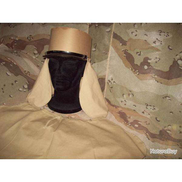 militaria ww2 couvre nuque Mdle 1933 en toile kaki clair arme francaise lgion origine