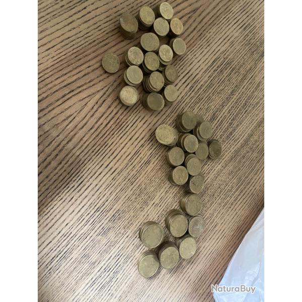 Lot de 5/10/20 centimes de francs