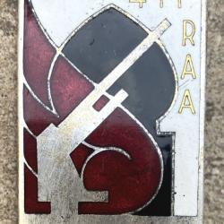 411° Régiment d'Artillerie Antiaérienne, rouge foncé,Drago Métra