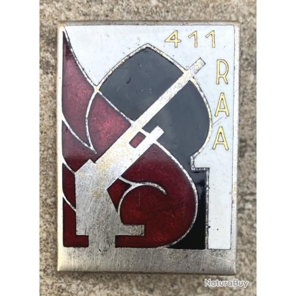 411 Rgiment d'Artillerie Antiarienne, rouge fonc,Drago Mtra
