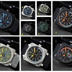 Bell&Ross Aviation Montre Homme Automatique, Modele: Au Choix