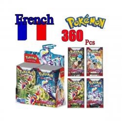 Cartes POKEMON FR Boite de 360, Modele: Ecarlates et Violet