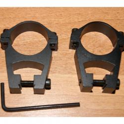 colliers + clef montage lunette 30mm 22lr mossberg gaucher manuarm norinco jw cz AP74 SIDNA (S24D46)