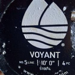 Canne à mouche voyant 10pied  soie 5