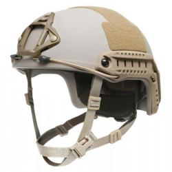 ENCHERE B VERITABLE CASQUE FAST BALISTIQUE PARE BALLES NIVEAU IIIA TAILLE 54/59 COYOTE
