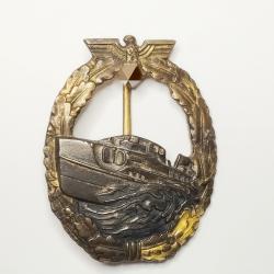 Insigne Schnellboot 1er type Kriegsmarine avec marquage WW2 ORIGINAL