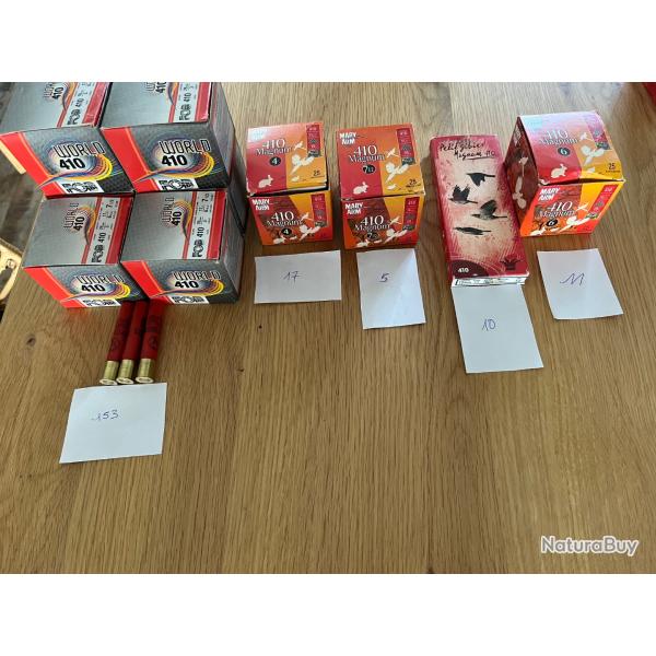 Lots munitions 410