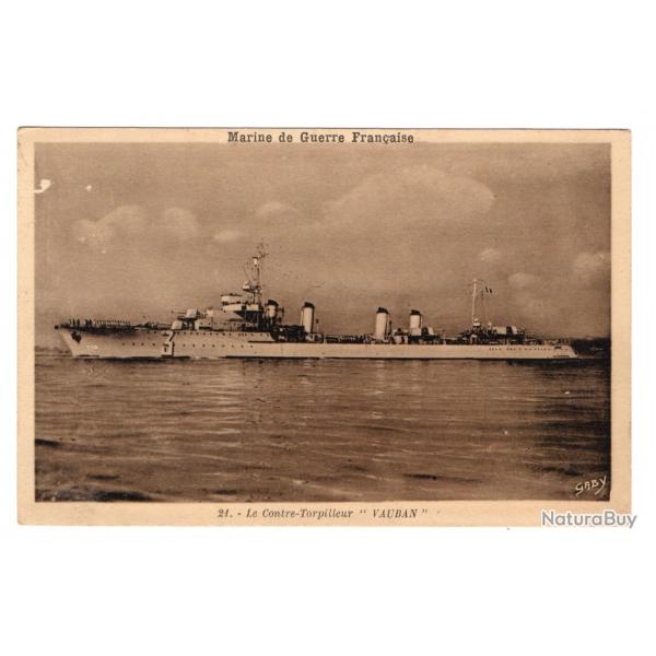 CPA- Marine de Guerre Franaise -Le Contre-Torpilleur "VAUBAN" N139