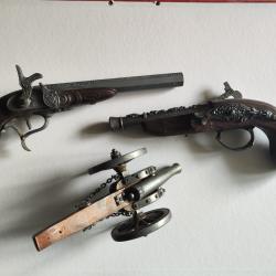 Réplique pistolet en mauvais étatCanon miniature