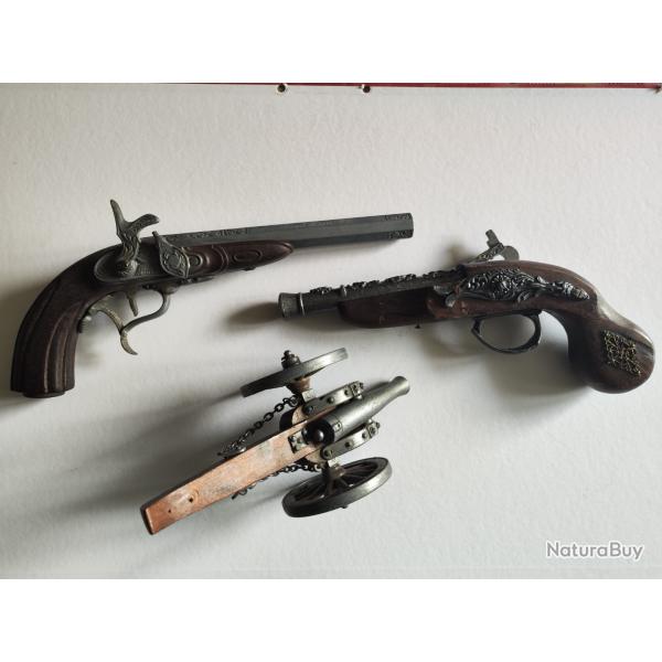 Rplique pistolet en mauvais tatCanon miniature