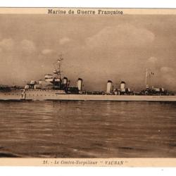 CPA- Marine de Guerre Française -Le Contre-Torpilleur "VAUBAN" N°138