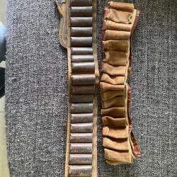 Cartouchières cuir anciennes