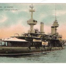 CPA- Marine Militaire Française - LE HAVRE Le"Massena " cuirasse dEscadre  N°353