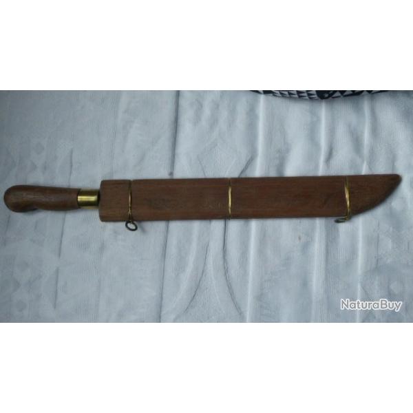 MACHETTE LAME PEUGEOT + FOURREAU BOIS