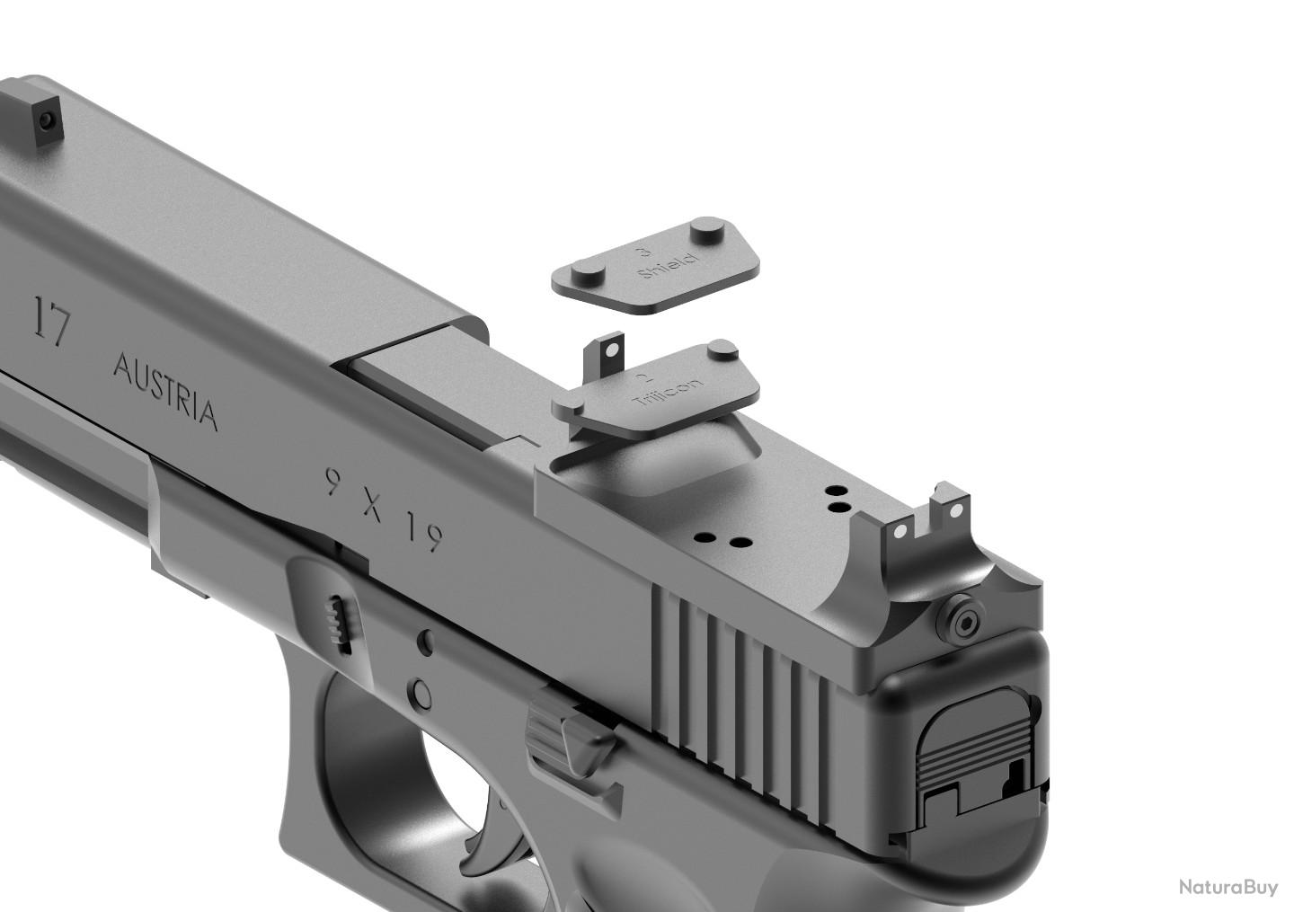 Cible De Tir Highwild Double Spinner – Auto-Réarmement – Pour Armes De Poing .44 Magnum