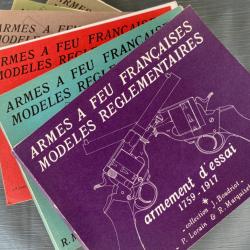 JEAN BOUDRIOT - ARMES A FEU REGLEMENTAIRES 6 tomes originaux au complet