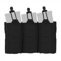 Pochette chargeur triple 5,56 et 7,62 HDIRXG - Noir