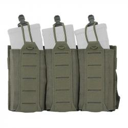 Pochette chargeur triple 5,56 et 7,62 HDIRXG - Vert armée